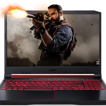 Acer Nitro 5 Intel Core i5-9th Gen 15.6" (39.62cms) Display 1920 x 1080 Thin and Light Gaming Laptop (8GB Ram/1TB HDD/Windows 10 Home/GTX 1650 Graphics/Obsidian Black/2.3 Kgs), AN515-54 