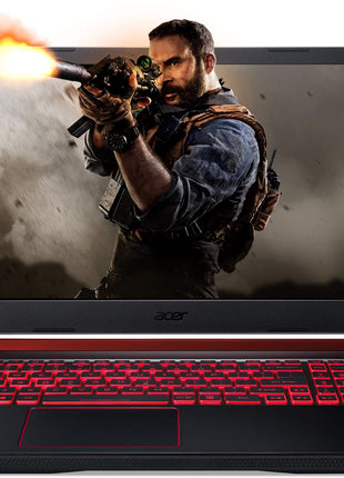 Acer Nitro 5 Intel Core i5-9th Gen 15.6" (39.62cms) Display 1920 x 1080 Thin and Light Gaming Laptop (8GB Ram/1TB HDD/Windows 10 Home/GTX 1650 Graphics/Obsidian Black/2.3 Kgs), AN515-54 