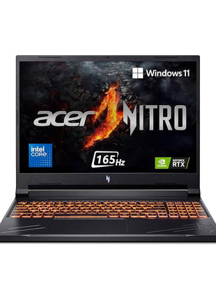 Acer Nitro V 15, Intel Core 5 210H Processor, RTX 4050-8 GB GDDR7, 16 GB, 512 GB, FHD IPS, 15.6"/39.62cm,165Hz, Win 11 Home, Obsidian Black, 2.1 KG, ANV15-52, Gaming Laptop 