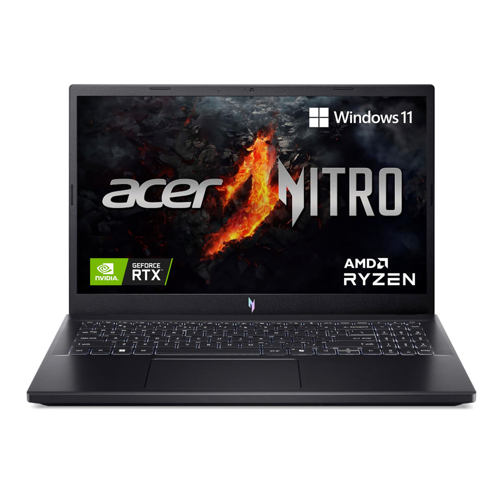 Acer Nitro V 15 Gaming Laptop Ryzen 5 6600H RTX 4050 6GB 16GB RAM 512GB SSD Obsidian Black
