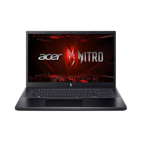 Acer Nitro V, Intel Core i5- 13th Gen 13420H processor, NVIDIA GeForce RTX 4050-6 GB GDDR6(16GB DDR5/512GB)IPS FHD, 39.62cm(15.6"), 165 Hz, Win 11 Home,Obsidian black, 2.113 kg, ANV15-51,Gaming Laptop 