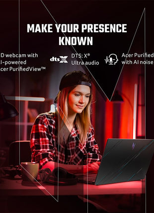 Acer Nitro V, Intel Core i5- 13th Gen 13420H processor, NVIDIA GeForce RTX 4050-6 GB GDDR6(16GB DDR5/512GB)IPS FHD, 39.62cm(15.6"), 165 Hz, Win 11 Home,Obsidian black, 2.113 kg, ANV15-51,Gaming Laptop 