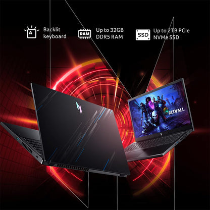 Acer Nitro V, Intel Core i5- 13th Gen 13420H processor, NVIDIA GeForce RTX 4050-6 GB GDDR6(16GB DDR5/512GB)IPS FHD, 39.62cm(15.6"), 165 Hz, Win 11 Home,Obsidian black, 2.113 kg, ANV15-51,Gaming Laptop 