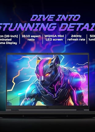 Acer Predator Helios 16 AI Gaming Laptop 14th Gen Intel Core i9 Processor (32 GB RAM/1 TB SSD/NVIDIA GeForce RTX 4080/240Hz/Wifi 7/Win11 Home) PH16-72 with 40.64 cm (16") WQXGA IPS Display, 2.65 KG 