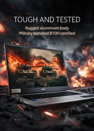acer Professional 14[New Launch], 13th Gen Intel Core i7-1355U Turbo Boost, 32GB DDR4, 1TB SSD, Win11 Pro, MSO21, 14inch FHD Laptop, 3 Year Warranty, 1 Year Anti Virus, Fingerprint, Backlit KB 