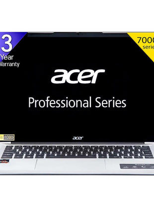 acer Professional14[New Launch], AMD Ryzen5 7430U Turbo Boost, 16GB DDR4, 512GB SSD, Win11 Pro, MSO21, 3 Year Warranty, IPS 14" FHD HDR Laptop, Metal Body, Anti Virus 