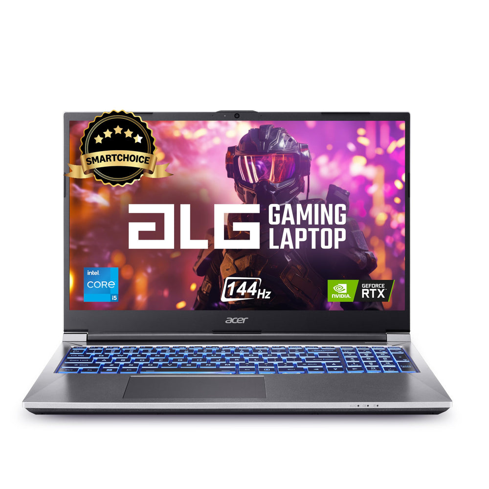 Acer SmartChoice ALG Gaming Laptop I5-13420H RTX 3050 6GB Steel Gray