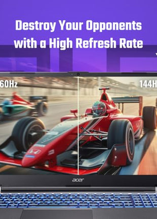 Acer SmartChoice ALG, 13th Gen Intel Core i5-13420H, NVIDIA GeForce RTX 3050-6GB DDR6, 16GB RAM, 512GB SSD, FHD 15.6"/39.62 cm, 144Hz, Windows 11 Home, Steel Gray, 1.99 KG, AL15G-53,Gaming Laptop 