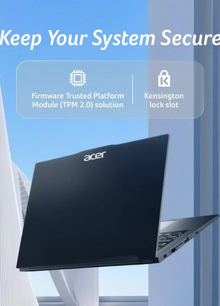 acer TravelLite Smart FHD TL04-51M Laptop, Intel Core i5 1334u 13th Gen 8 Core with 16GB Ram / 512GB NVMe SSD/Intel Iris Xe Graphics/Windows 11 / MS-Office / 14 Inch / 1 Year Brand Warranty 