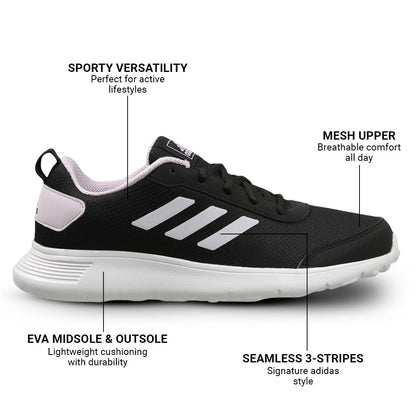 Adidas Womens Clear Factor W Sneaker Core Black Prptnt UK 5 