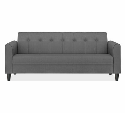 Adorn India Rio Elegant 3 Seater Sofa (Grey) (3 Year Warranty) 