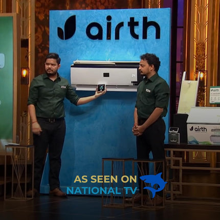 AiRTH Window Ac Air Purifier, Hepa Ac Filter, Upgrades Window Ac Into Air Purifier, Protection From Pm2.5 & Pm10, Virus & Allergy, Efficient Room Air Purifier Developed At Iit-K Green 
