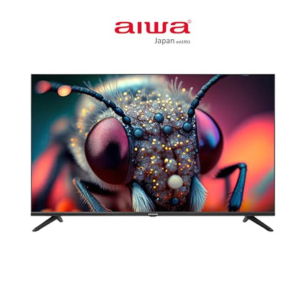 Aiwa 108 cm (43 inches) QLED Display 4K Ultra HD | Google TV | Smart TV | Dolby Vision | Magnifiq Series | Bezel-Less| 2 GB RAM 16GB Storage | 40 Watts Dolby Atmos | Signature Sound | AS43QUHDX1-GTV 