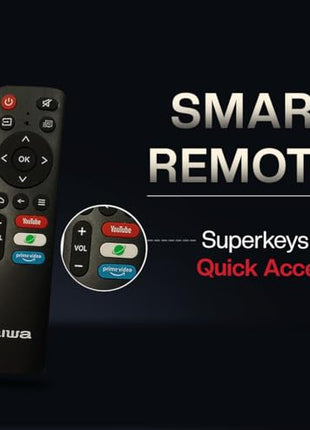 Aiwa 80 cm (32 inches) Google TV | HD Ready | Smart TV | LED Display | Built-in Apps | Magnifiq Series Bezel-Less | 1.5 GB RAM | Dolby Audio | Signature Sound | AS32HDX1-GTV 