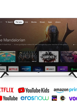 Aiwa 80 cm (32 inches) Google TV | HD Ready | Smart TV | LED Display | Built-in Apps | Magnifiq Series Bezel-Less | 1.5 GB RAM | Dolby Audio | Signature Sound | AS32HDX1-GTV 