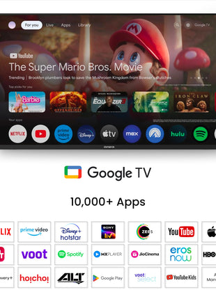 Aiwa 80 cm (32 inches) Google TV | HD Ready | Smart TV | LED Display | Built-in Apps | Magnifiq Series Bezel-Less | 1.5 GB RAM | Dolby Audio | Signature Sound | AS32HDX1-GTV 