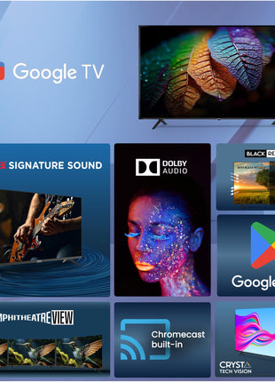 Aiwa 80 cm (32 inches) Google TV | HD Ready | Smart TV | LED Display | Built-in Apps | Magnifiq Series Bezel-Less | 1.5 GB RAM | Dolby Audio | Signature Sound | AS32HDX1-GTV 