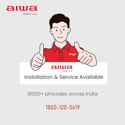 Aiwa 80 cm (32 inches) Google TV | HD Ready | Smart TV | LED Display | Built-in Apps | Magnifiq Series Bezel-Less | 1.5 GB RAM | Dolby Audio | Signature Sound | AS32HDX1-GTV 
