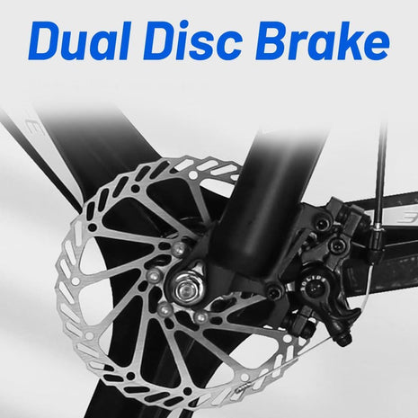 Amaze Kai Dual Suspension Bikes Latest Bmv Foldable Gear Cycle for Men with 21 Speed Gear 6 Spoke | Folding Mountain Bike with Double Disc Break & Mac Wheel, 26 Inch, (Blue) 