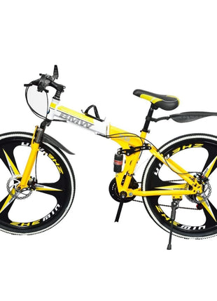 Amaze Kai Foldable Mountain Bike for Men, 21 Speed Gear, 3 Spoke, Double Disc Brake, Folding 