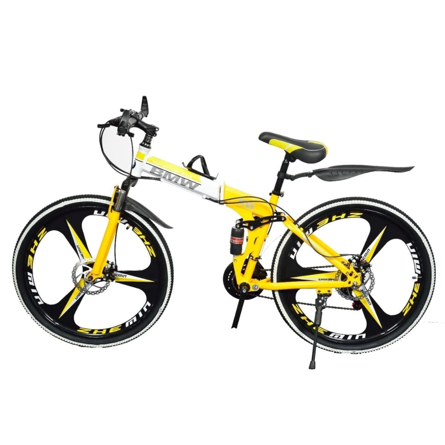 Amaze Kai Foldable Mountain Bike for Men, 21 Speed Gear, 3 Spoke, Double Disc Brake, Folding 