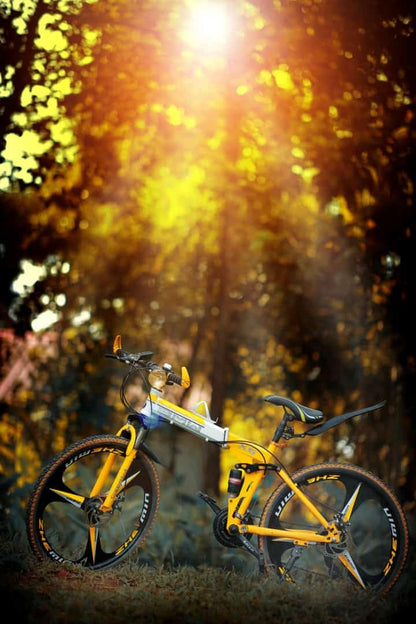 Amaze Kai Foldable Mountain Bike for Men, 21 Speed Gear, 3 Spoke, Double Disc Brake, Folding 