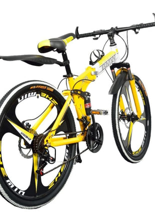 Amaze Kai Foldable Mountain Bike for Men, 21 Speed Gear, 3 Spoke, Double Disc Brake, Folding 