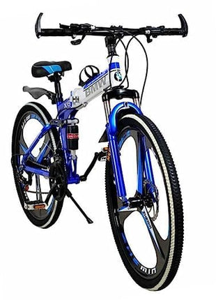 Amaze Kai Foldable Mountain Bike for Men, 21 Speed Gear, 3 Spoke, Double Disc Brake 
