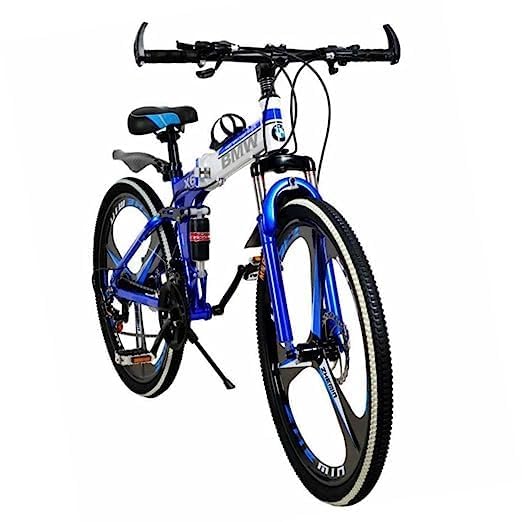 Amaze Kai Foldable Mountain Bike for Men, 21 Speed Gear, 3 Spoke, Double Disc Brake 