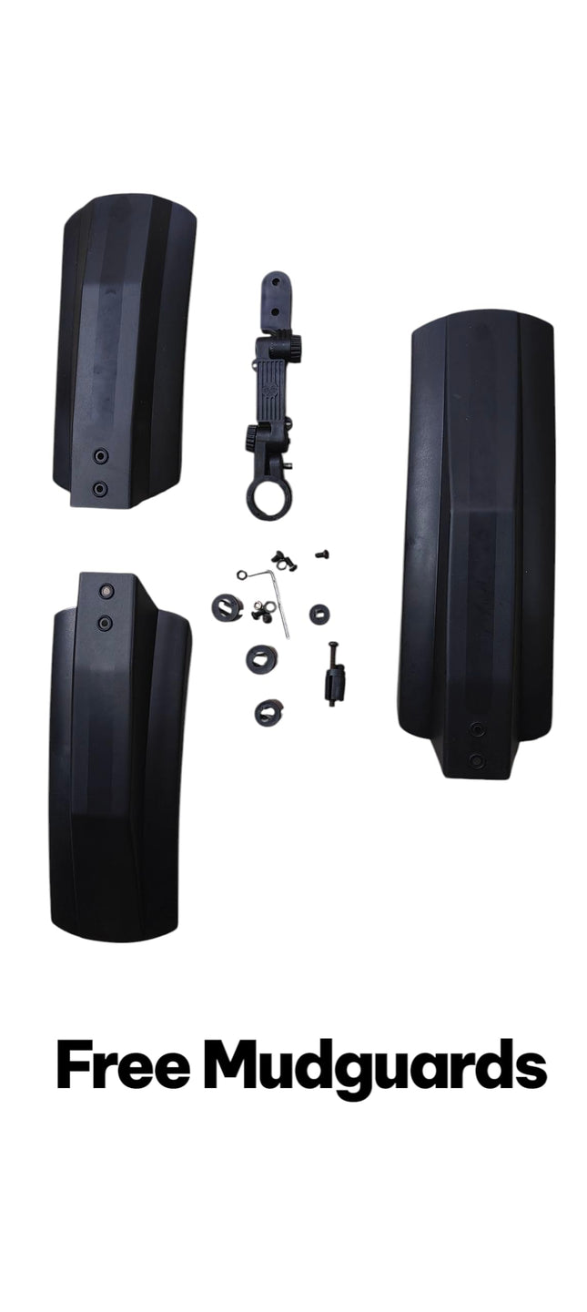 Amaze Power B.M.V X-6 26-Inch Fat Tire Folding Mountain Bike with Dual Suspension, 21-Speed Gear System, Double Disc Brakes, Carbon Steel Frame – Multi-Color Options 