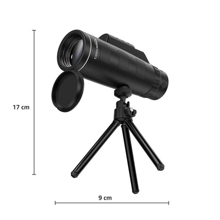 Amazon Basics | 40X60 Magnification Zoom HD Monocular | for Adults and Children | High Power Gadget | Outdoor Telescope with Built-in Compass 