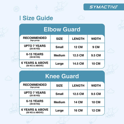 Amazon Brand - Symactive Professional Protective Gear Set (Knee/Elbow/Wrist Guard) for Skateboarding, Roller Skating, Inline Skating, Cycling and Other Sports Kids, Boys and Girls (Medium, Black) 