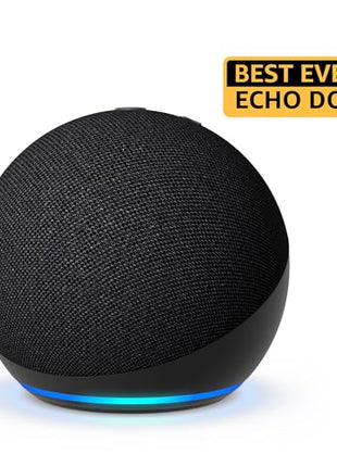 Amazon Echo Dot (5th Gen) | Smart speaker with Bigger sound, Motion Detection, Temperature Sensor, Alexa and Bluetooth| Black 