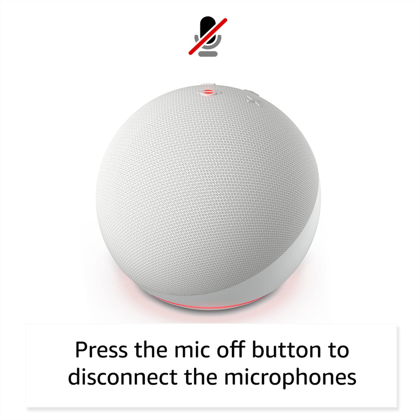 Amazon Echo Dot (5th Gen) | Smart speaker with Bigger sound, Motion Detection, Temperature Sensor, Alexa and Bluetooth| White 