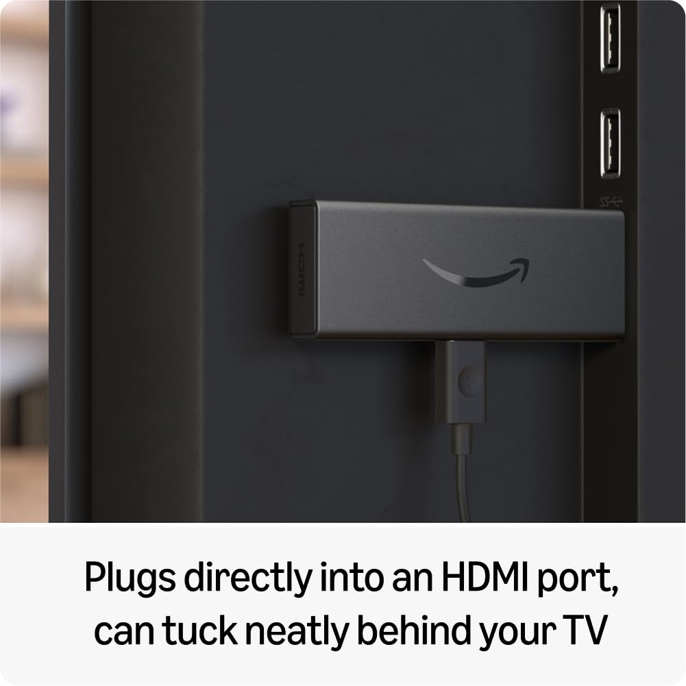Amazon Fire TV Stick HD | TV power & volume controls, Alexa voice search | Fast streaming in HD (newest model) 