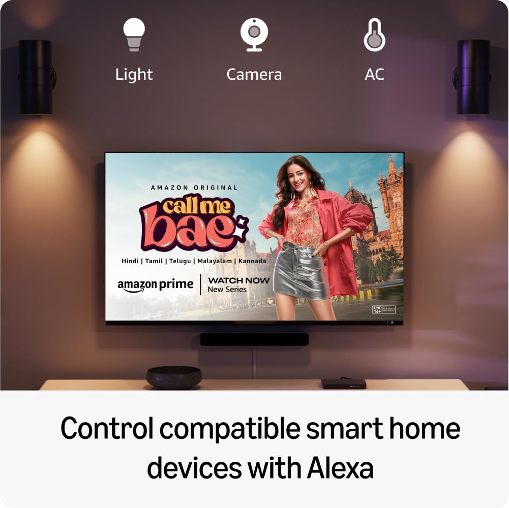 Amazon Fire TV Stick HD | TV power & volume controls, Alexa voice search | Fast streaming in HD (newest model) 