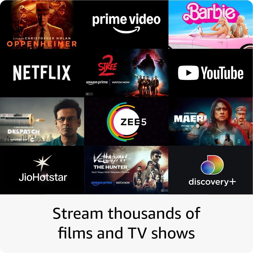 Amazon Fire TV Stick HD | TV power & volume controls, Alexa voice search | Fast streaming in HD (newest model) 