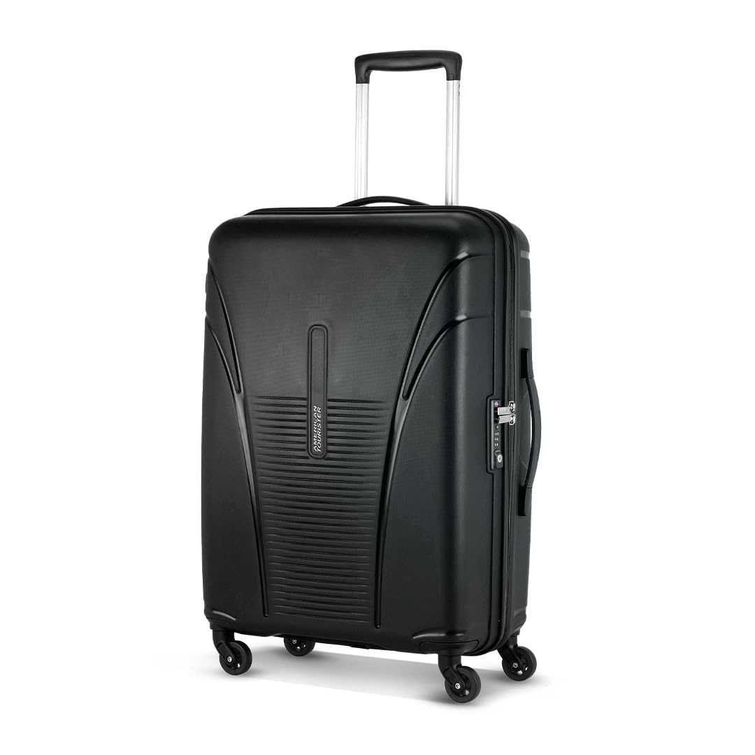 American Tourister Ivy Polypropylene 68 cms Black Hardsided Check-in Luggage (FO1 (0) 09 002) with TSA Lock 