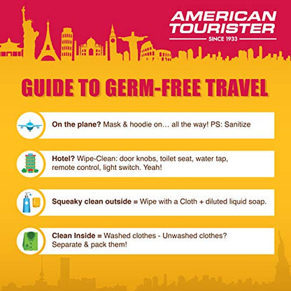 American Tourister Ivy Polypropylene 68 cms Black Hardsided Check-in Luggage (FO1 (0) 09 002) with TSA Lock 