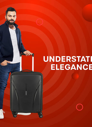 American Tourister Ivy Polypropylene 68 cms Black Hardsided Check-in Luggage (FO1 (0) 09 002) with TSA Lock 