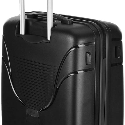 American Tourister Ivy Polypropylene 68 cms Black Hardsided Check-in Luggage (FO1 (0) 09 002) with TSA Lock 