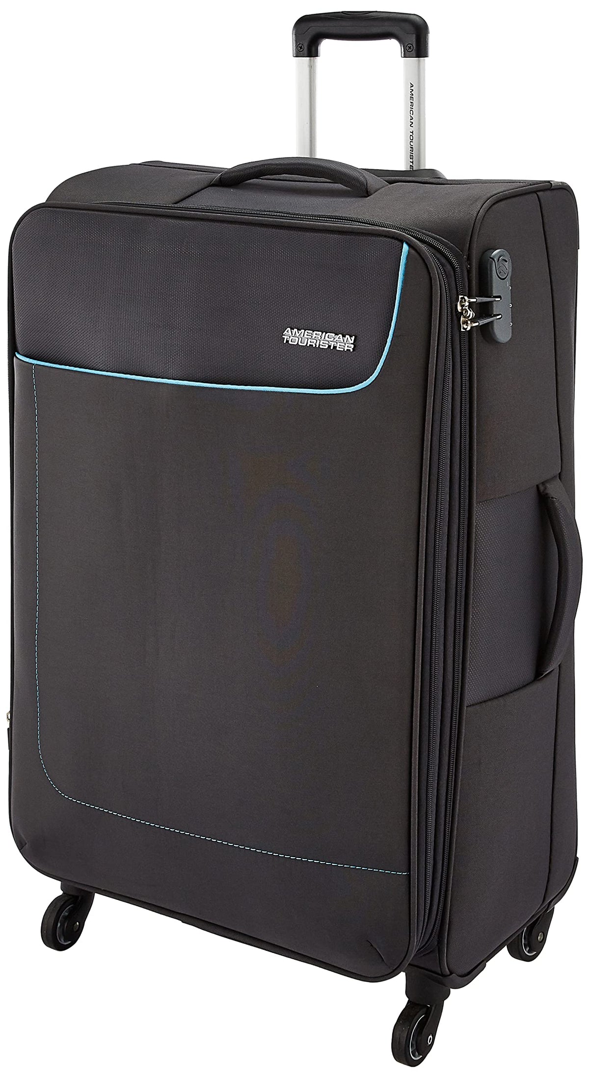 American Tourister Jamaica Polyester 80 cms Grey Softsided Suitcase (27O (0) 08 003) 