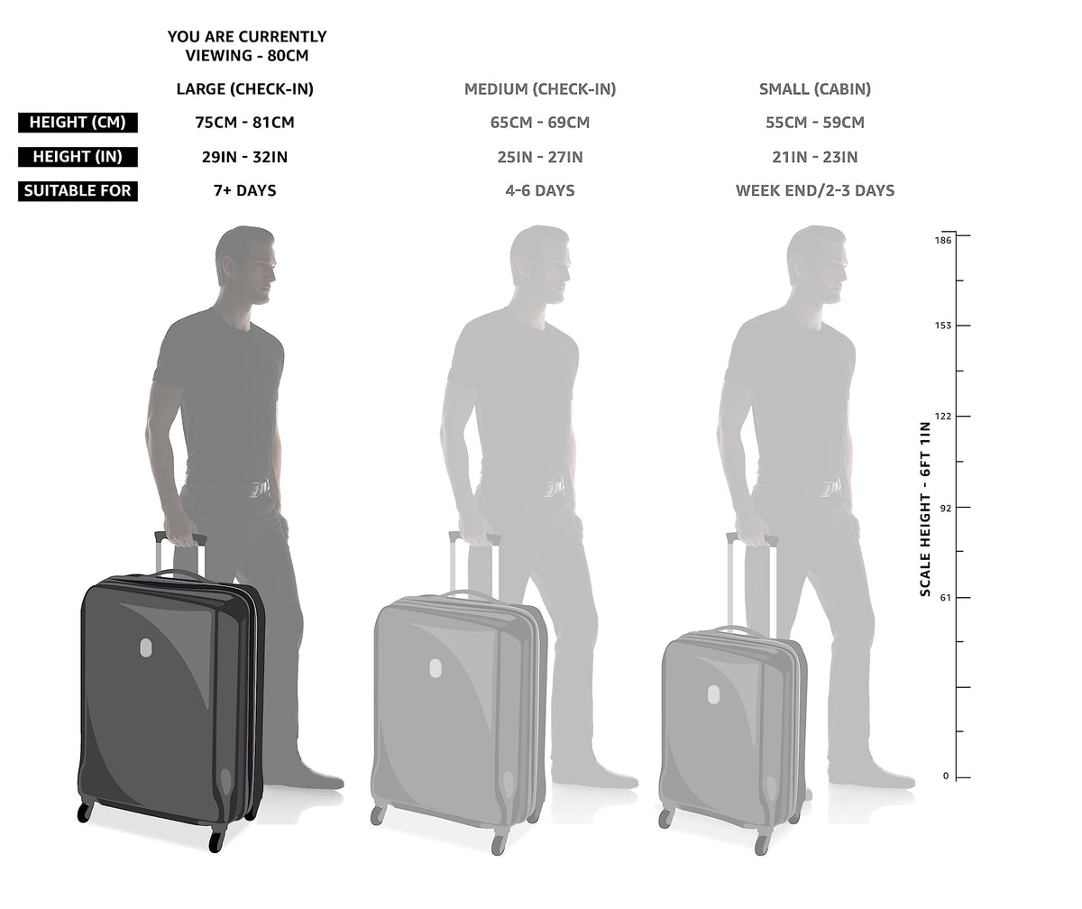 American Tourister Jamaica Polyester 80 cms Grey Softsided Suitcase (27O (0) 08 003) 