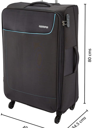 American Tourister Jamaica Polyester 80 cms Grey Softsided Suitcase (27O (0) 08 003) 