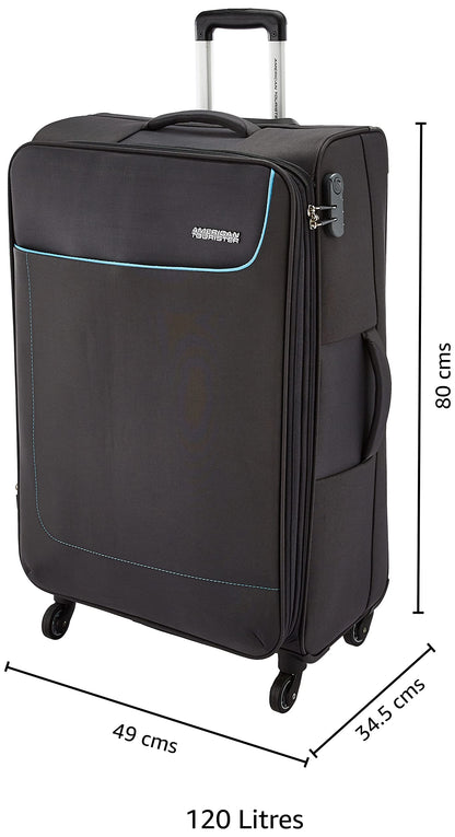 American Tourister Jamaica Polyester 80 cms Grey Softsided Suitcase (27O (0) 08 003) 