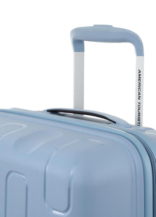 American Tourister Large Ivy 2.0-8 Wheel, 79 CM Hard PP Check-in Suitcase for Travel/Trolley Bag for Travel/Travel Bag with Combination Lock & Smooth Sliding Double Wheel - Blue Frog 