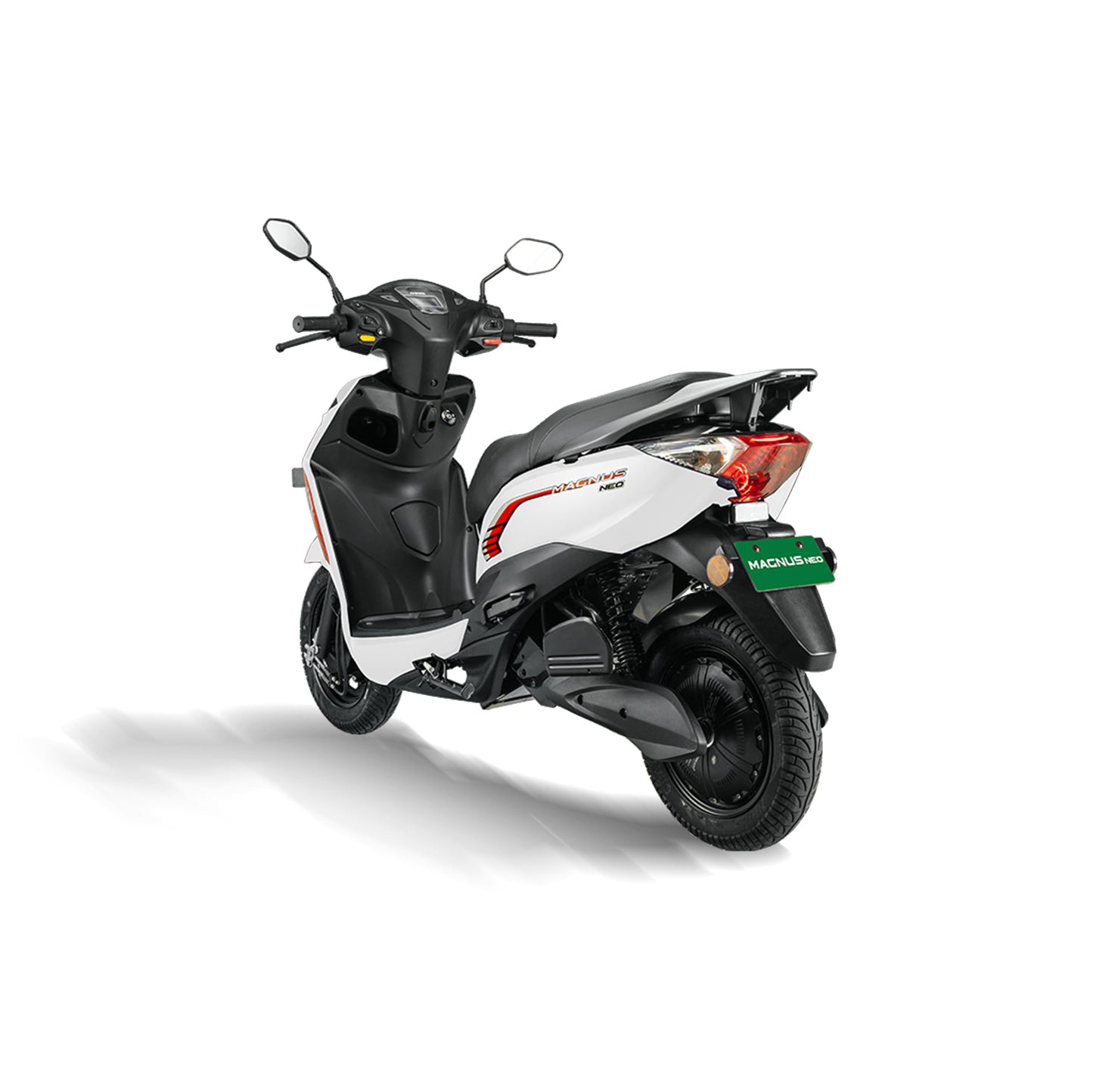 Ampere Powered by Greaves Electric Mobility Magnus Neo High Speed Electric Scooter Glacial White with Portable Charger Booking for Ex-Showroom 