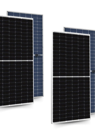 Anchor By Panasonic 550Watt Solar Panel, Non DCR Bifacial Half Cut 144 Cells, Mono-PERC Solar Module with Transparent Backsheet, 10BB, 25 Years Linear Performance Warranty (Pack of 2) 