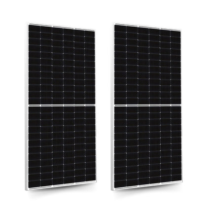 Anchor By Panasonic 550Watt Solar Panel, Non DCR Mono Facial Half Cut 144 Cells, Mono-PERC Solar Module, 10BB, 25 Years Linear Performance Warranty (Pack of 2) 