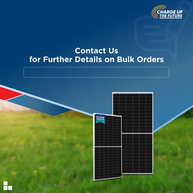 Anchor By Panasonic N-Type TOPCon 585Watt Solar Panel, Non DCR Half Cut 144 Cell, Dual Glass Bifacial Solar Module, 10BB, 30 Years Linear Performance Warranty (Pack of 2) 